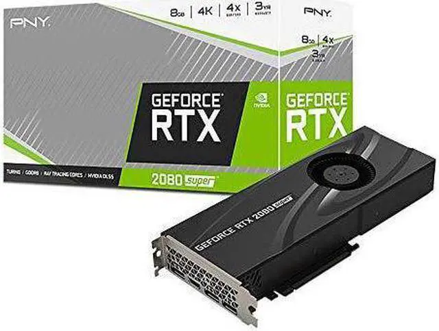 Alt view image 3 of 3 - PNY VCG20808SBLMPB  VCX VCG20808SBLMPB GeForce RTX2080 Super 8GB GDDR6 256B DP HDMI