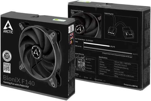 Alt view image 5 of 9 - ARCTIC BioniX P140 Grey model ACFAN00159A