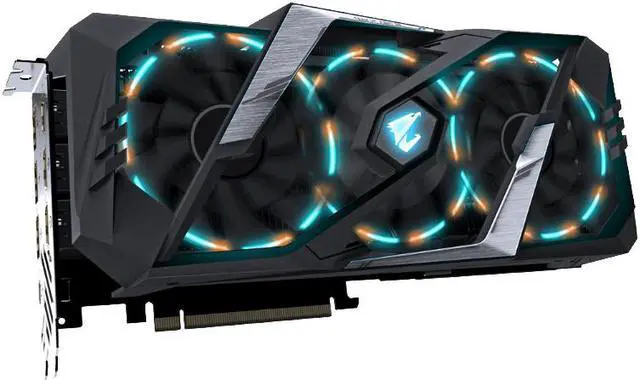 Alt view image 3 of 5 - GIGABYTE AORUS GeForce RTX 2080 Ti GDDR6 PCI Express 3.0x16 SLI ATX Video Card