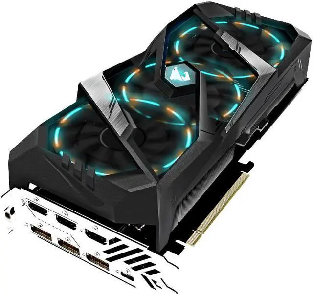 Alt view image 4 of 5 - GIGABYTE AORUS GeForce RTX 2080 Ti GDDR6 PCI Express 3.0x16 SLI ATX Video Card