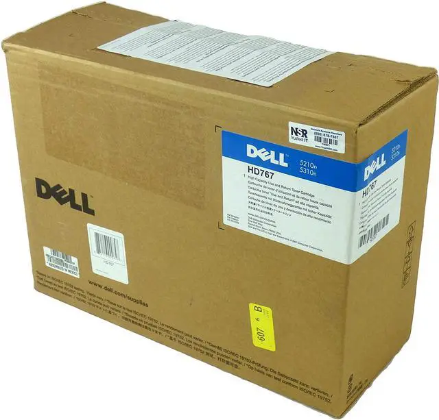 Alt view image 2 of 2 - Dell HD767 Toner Cartridge for Dell 5210n/ 5310n Laser Printer Black