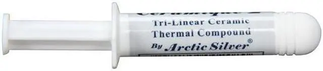 Alt view image 2 of 2 - Arctic Silver Ceramique Premium High-Density Thermal Compound 2.7g Tube