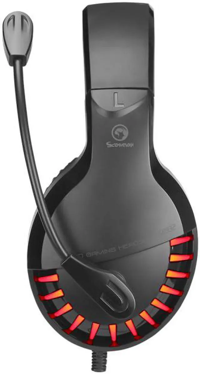 Alt view image 4 of 4 - Marvo Scorpion HG8932 Stereo Gaming Headset with Microphone