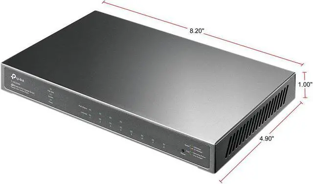 Alt view image 3 of 4 - NEW TP-Link TL-SG2008P JetStream Ethernet Switch 8 Port Gig PoE Plus SmartSwtch