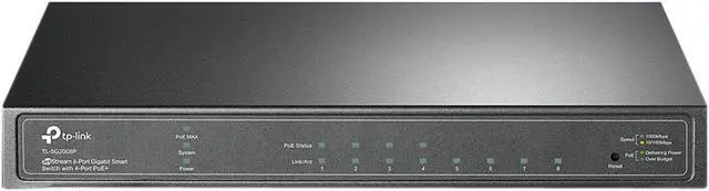 Main image of NEW TP-Link TL-SG2008P JetStream Ethernet Switch 8 Port Gig PoE Plus SmartSwtch