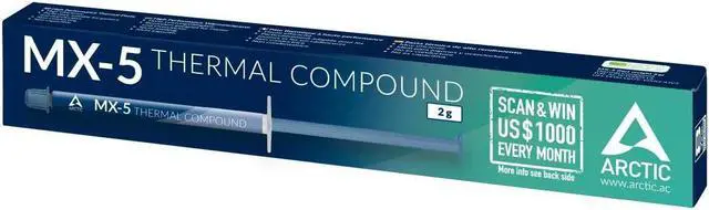 Alt view image 2 of 4 - Arctic 2g MX-5 Highest Performance Thermal Compound Model ACTCP00051A