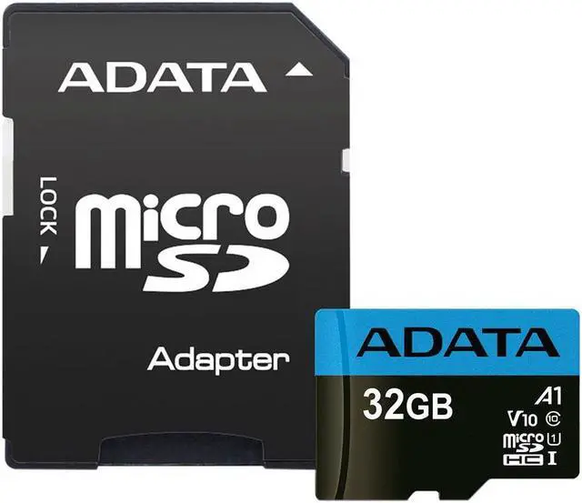 Alt view image 4 of 5 - ADATA Premier 32GB microSDHC Flash Card with Adapter, A1, V10 Model AUSDH32GUICL10A1-RA1