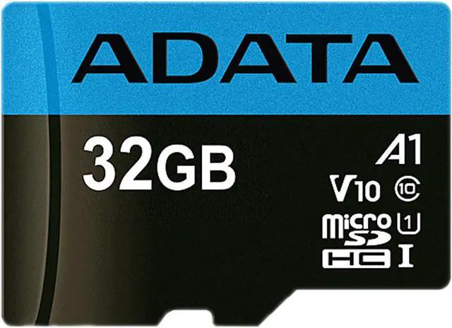 Alt view image 2 of 5 - ADATA Premier 32GB microSDHC Flash Card with Adapter, A1, V10 Model AUSDH32GUICL10A1-RA1