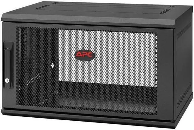 Alt view image 3 of 4 - APC by Schneider Electric NetShelter WX 6U Single Hinged Wall-mount Enclosure