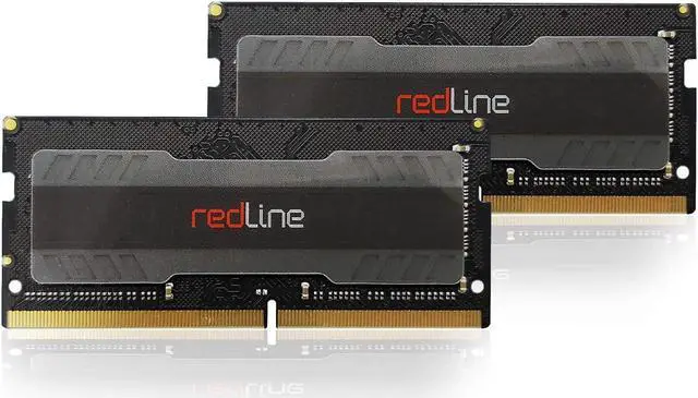 Main image of Mushkin 32GB(2x16GB) Redline Notebook – DDR4 (PC4-24000) 3000MHz CL-16 – 260-pin 1.35V RAM – Dual-Channel – Low-Voltage – Gaming Laptop Memory Model MRA4S300GJJM16GX2