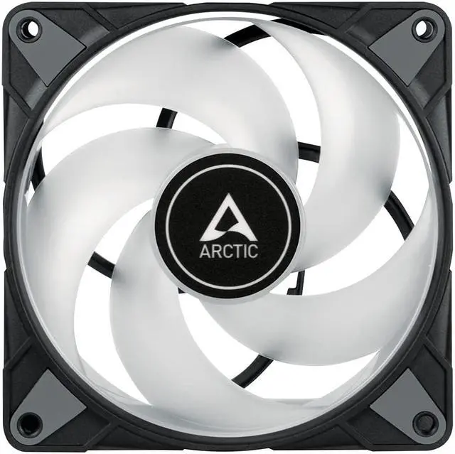 Alt view image 2 of 6 - ARCTIC 120 mm P12 PWM PST RGB 0dB value pack 
without controller case Fan Optimized for Static Pressure 3 Pack Model ACFAN00230A