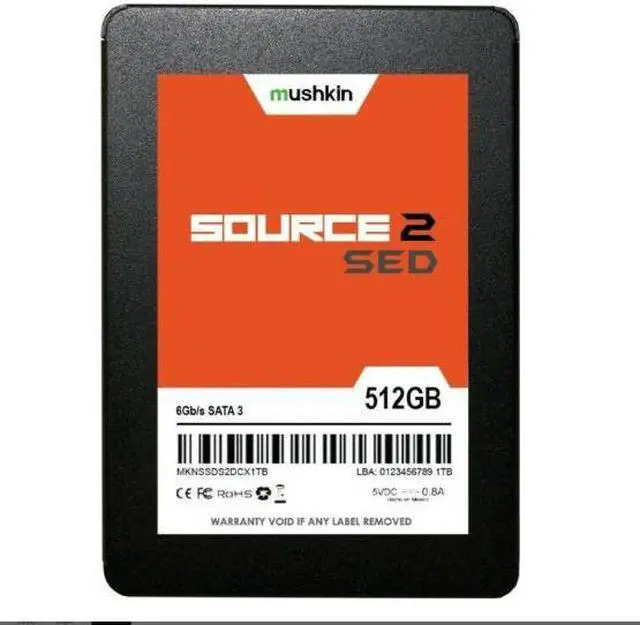 Main image of Mushkin Enhanced 512GB Source 2 SED 2.5" SATA III 7mm Solid State Drive Model MKNSSDSE512GB