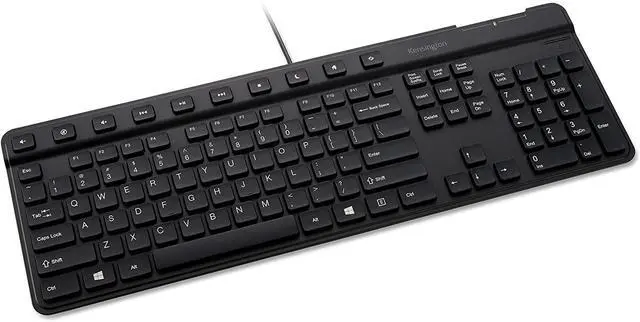 Main image of Kensington Simple Solutions Wired Keyboard with Smart Card Reader K55115US
