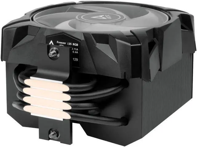Alt view image 3 of 5 - ARCTIC Freezer i35 ACFRE00096A RGB Single Tower CPU Cooler with RGB, Intel specific 120 mm P-fan 200-1700 RPM - Black