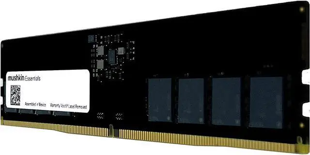 Main image of Mushkin Essentials DDR5 Desktop DRAM 16GB UDIMM Memory Kit 4800MHz (PC5-38400) CL-40 288-pin 1.2VPC RAM Model MES5U480FD16G