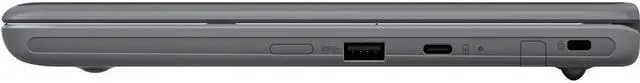 Alt view image 4 of 20 - Asus Chromebook CR1 CR1100CKA-YZ142 11.6" Rugged Chromebook HD 1366x768 Intel Celeron N5100 Quad-core (4 Core) 1.10 GHz 4 GB Total RAM 32 GB Flash Memory - Dark Gray