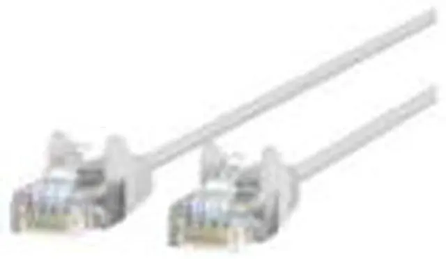 Alt view image 3 of 3 - BELKIN CAT6 SLIM 28AWG CABLE -WHITE -2FT