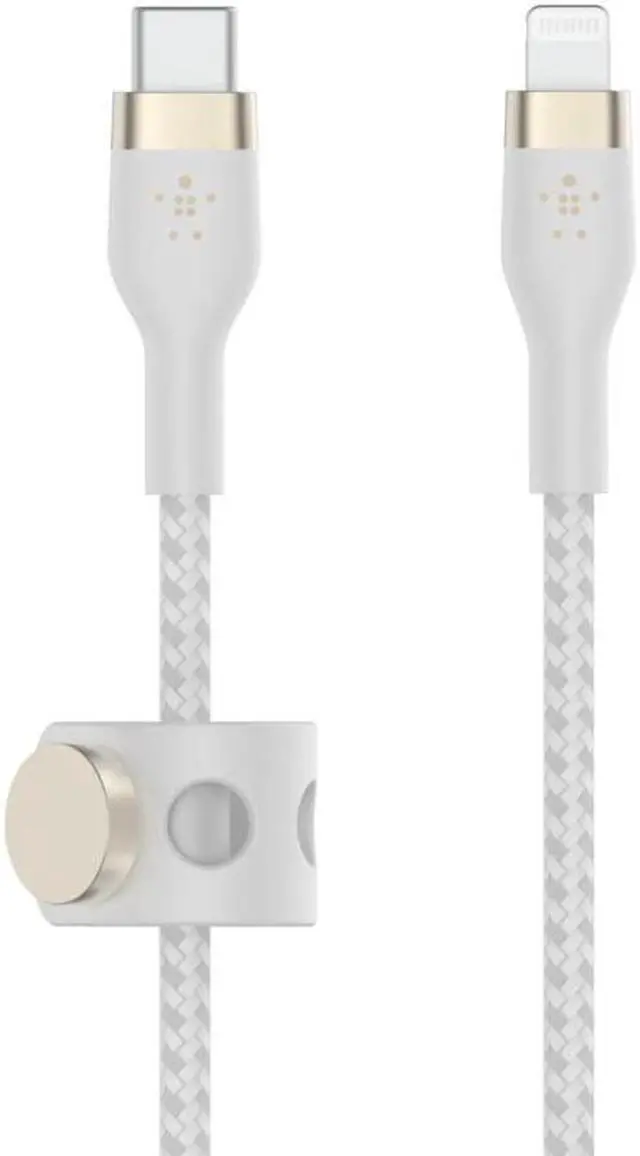 Main image of Belkin USB-C  CAA011BT2MWH Cable with Lightning Connector 2M, WHITE
