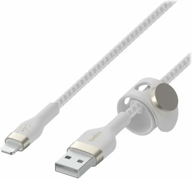 Alt view image 2 of 6 - Belkin USB-C  CAA011BT2MWH Cable with Lightning Connector 2M, WHITE