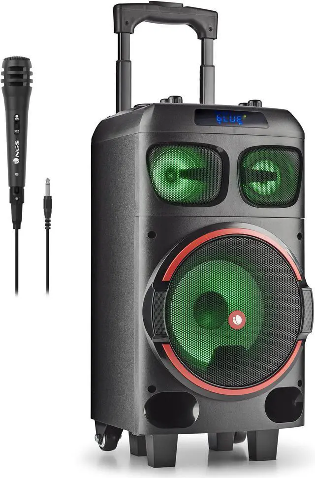 Main image of NGS 120W 8" Woofer Wireless BT Speaker with Built-in Battery - WILDDUBZERO