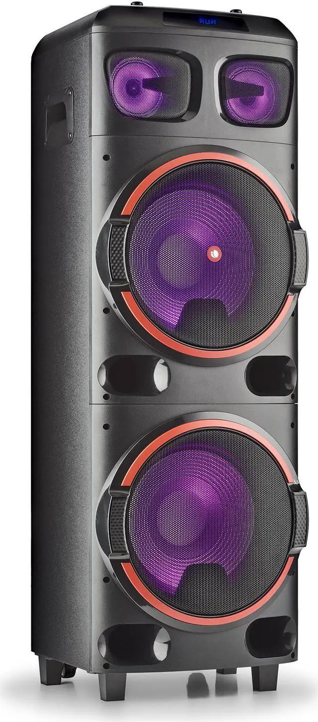 Main image of NGS 800W Double 12" Woofer Wireless BT Speaker Built-in Battery- WILDDUB2