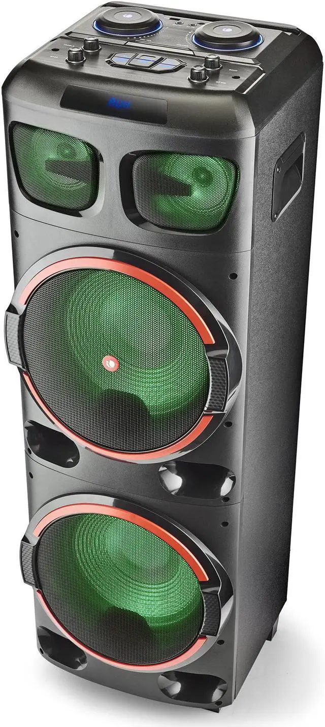 Alt view image 2 of 3 - NGS 800W Double 12" Woofer Wireless BT Speaker Built-in Battery- WILDDUB2