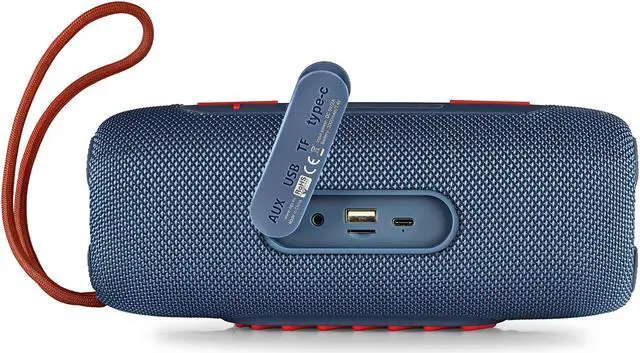 Alt view image 2 of 8 - NGS 30W Water Resistant Wireless BT Speaker Nitro 3 Blue Model ROLLERNITRO3BLUE