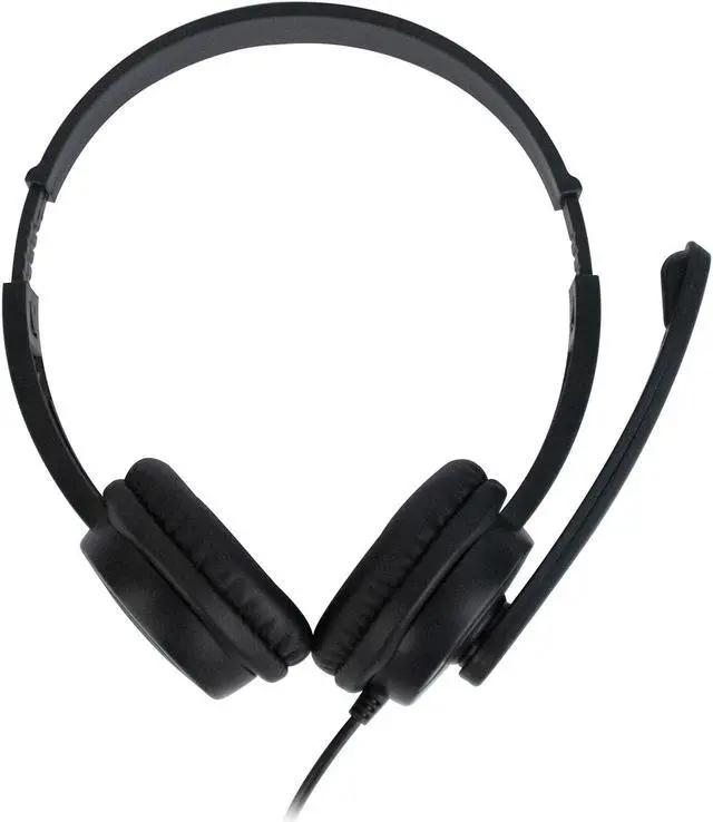 Alt view image 3 of 3 - NGS USB 2.0 Type A Stereo Headset with Volume Control Black Model VOX505USB