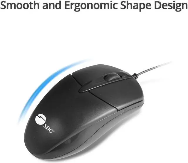 Alt view image 2 of 15 - SIIG Mouse USB Optical Mouse Bulk Pack