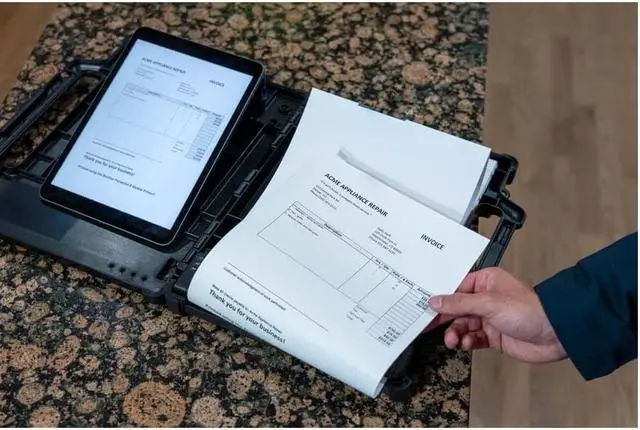 Alt view image 4 of 20 - Brother Rugged Carrying Case (Bi-fold) Brother Printer PA-FFC-810LHC