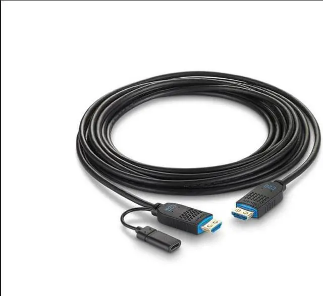 Alt view image 2 of 3 - C2G 35ft (10.7m) Performance Series High Speed HDMI® Active Optical Cable (AOC) - 4K 60Hz Plenum Rated