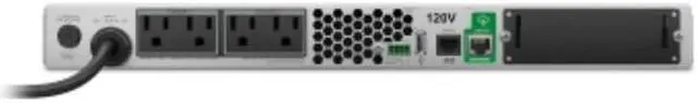 Alt view image 3 of 11 - APC 4-Outlet 1500Va 120V 1U Smart-UPS with SmartConnect SMT1500RM1UC