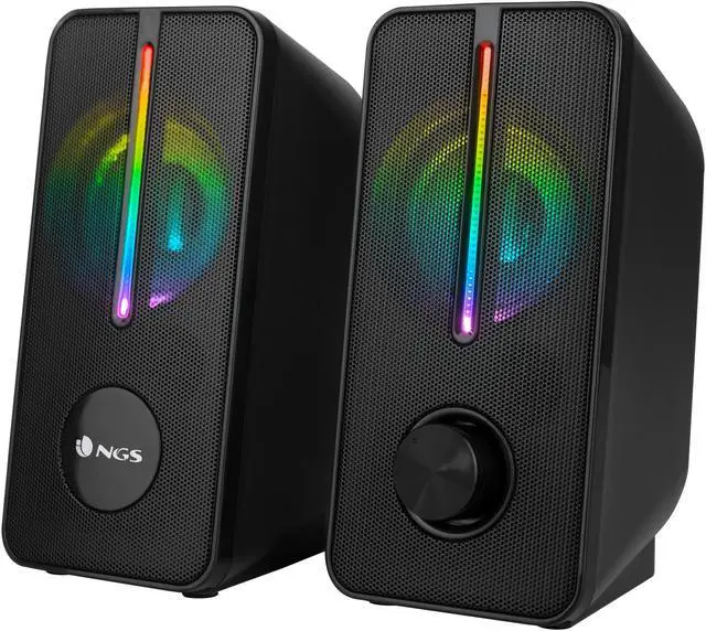 Alt view image 2 of 2 - NGS GSX-150, 12W Multimedia Gaming Speakers with RGB Lights, USB Powered