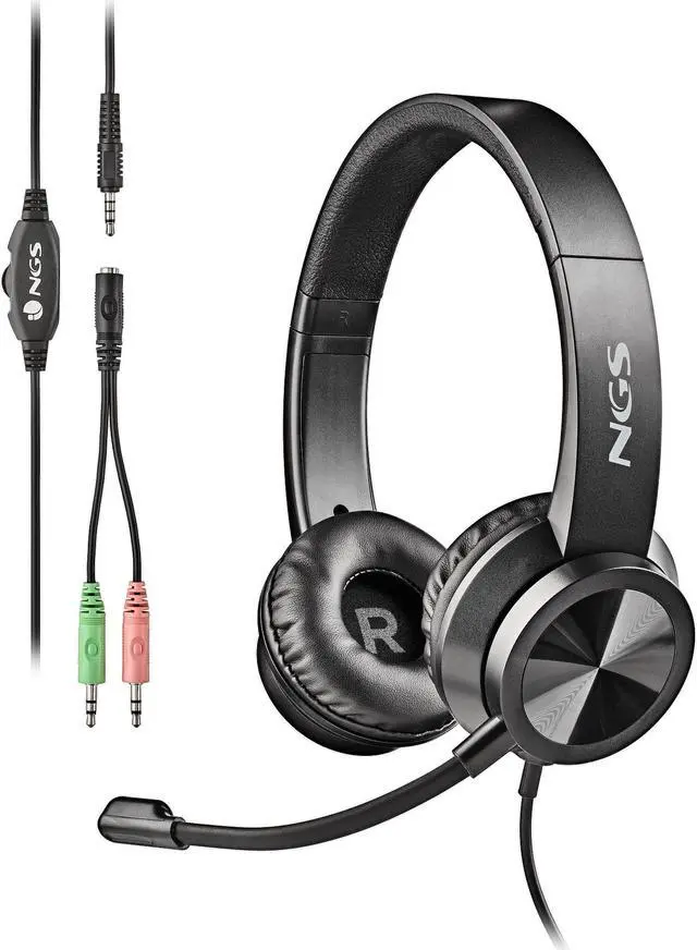 Main image of NGS MSX11PRO, Gaming and Multimedia Headphones with 3.5mm Jack Adapter