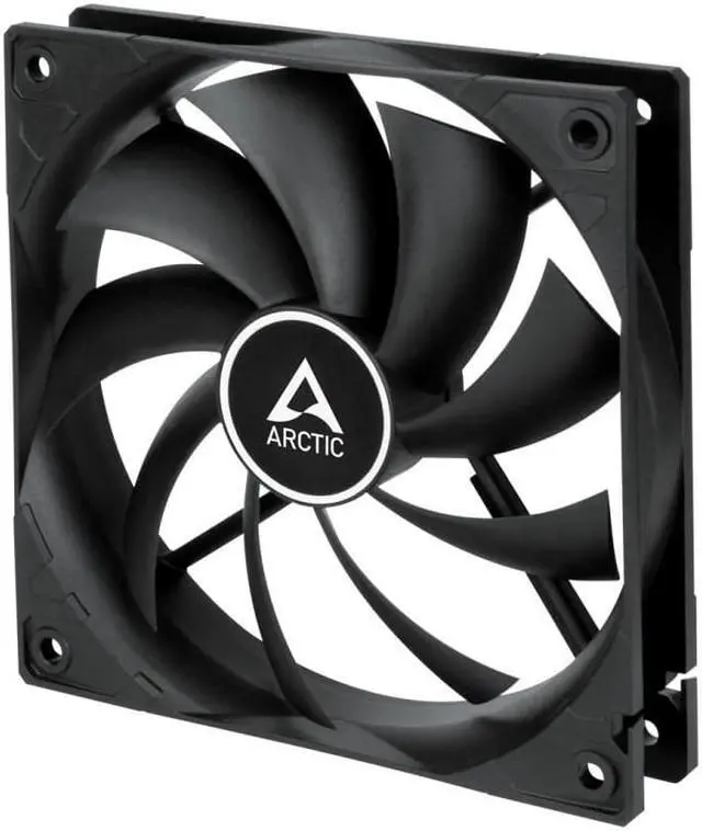 Alt view image 2 of 3 - Arctic ACFAN00210A F12 PWM PST CO 120mm, 230-1350 RPM, 4-Pin PWM with PST Case Fan for Continuous Operation - Black
