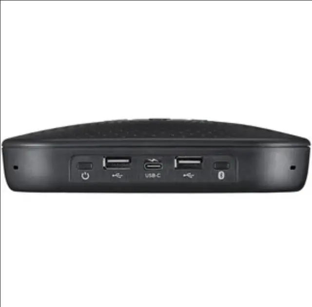 Alt view image 3 of 13 - Adesso 360° Conference Call Bluetooth/Wired Speaker with Microphone and USB 3.0 Hubs - USB - Microphone - Battery