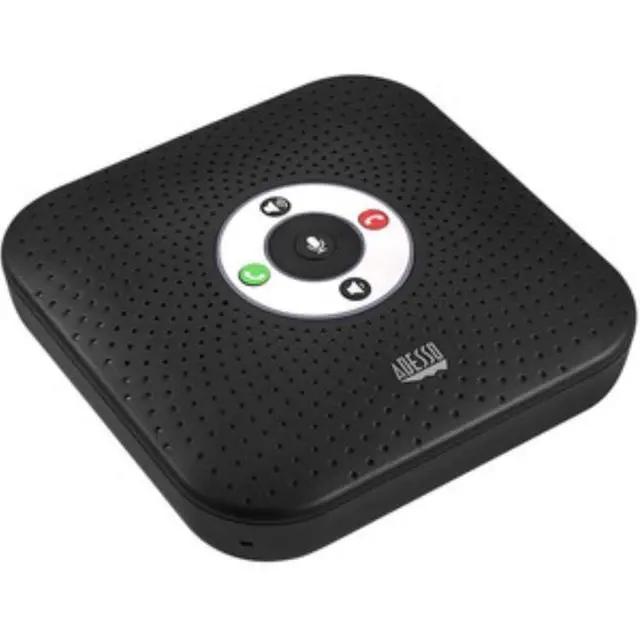 Alt view image 2 of 13 - Adesso 360° Conference Call Bluetooth/Wired Speaker with Microphone and USB 3.0 Hubs - USB - Microphone - Battery