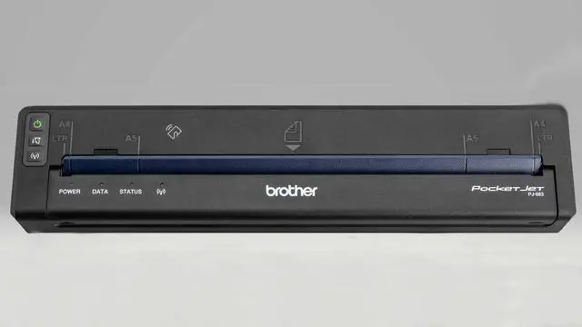 Alt view image 2 of 12 - Brother PocketJet 883 Mobile WF Kit Model PJ883-WK