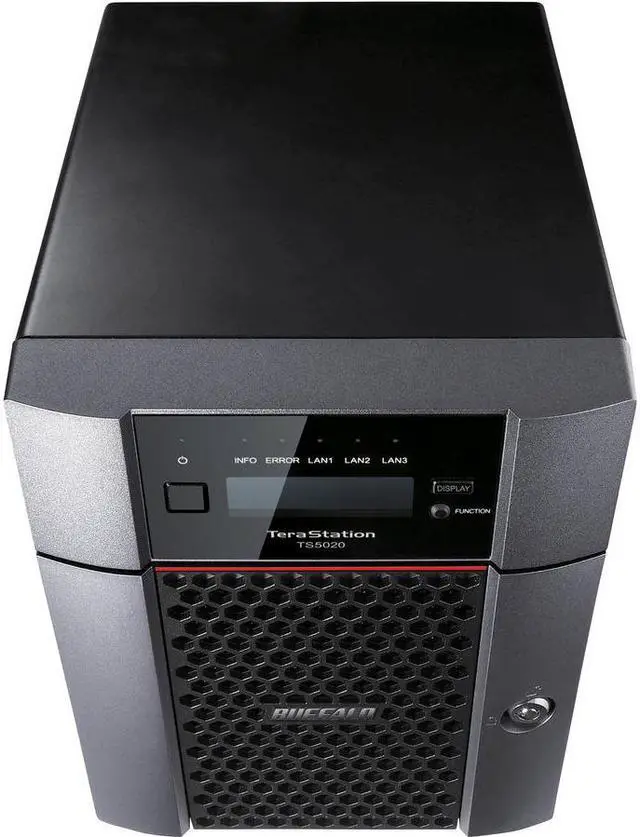 Alt view image 6 of 8 - BUFFALO TeraStation TS5420DN4002 2-Bay NAS 40TB (2x20TB) with NAS-Grade Hard Drives Included Desktop Network Attached Storage