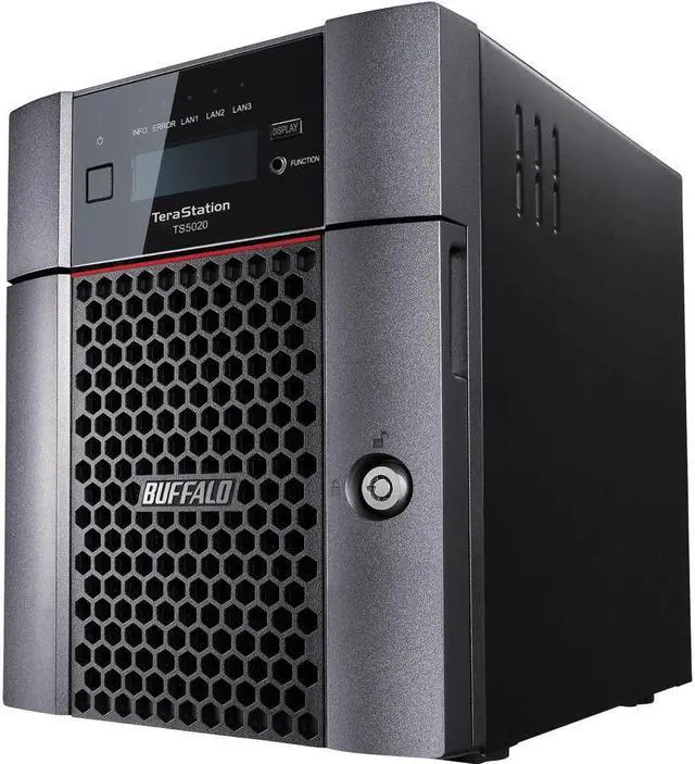 Alt view image 8 of 8 - BUFFALO TeraStation TS5420DN4002 2-Bay NAS 40TB (2x20TB) with NAS-Grade Hard Drives Included Desktop Network Attached Storage