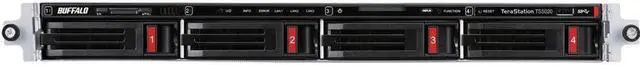 Alt view image 6 of 6 - BUFFALO TeraStation TS5420RN8004 4-Bay NAS 80TB (4x20TB) with NAS-Grade Hard Drives Included Rackmount Network Attached Storage