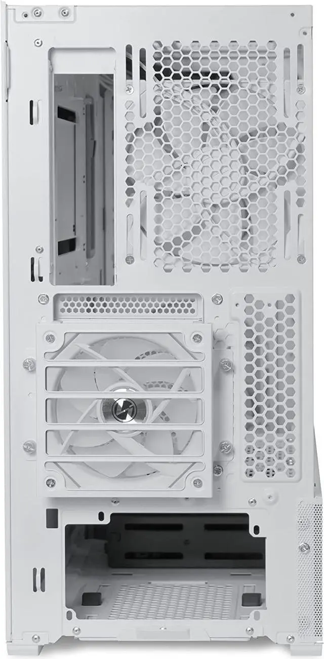 Alt view image 3 of 5 - Lian Li LANCOOL 216 RGB White Steel (with Fan Controller)/Tempered Glass ATX Mid Tower Computer Case 2X 160 mm ARGB Fans Included Model LANCOOL 216RC-W