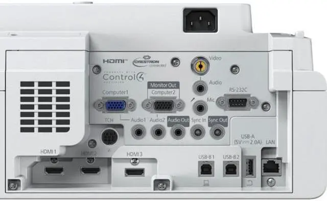 Alt view image 2 of 3 - Epson BrightLink 770Fi Ultra Short Throw 3LCD Projector - 21:9 - Wall Mountable, Tabletop