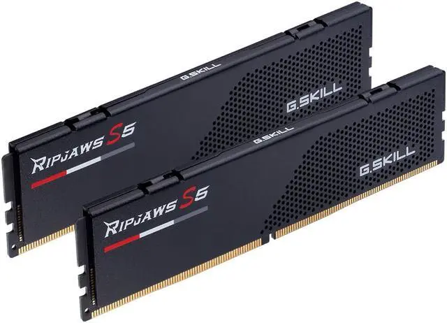 Alt view image 2 of 5 - G.Skill Ripjaws S5 64GB (2x 32GB) DDR5 6000MHz Dual Channel Kit Desktop Memory Black