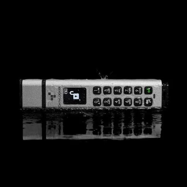 Alt view image 3 of 15 - Data Locker SK350-128-FE K350 Encrypted Micro Ssd 128gb Ext Usb 3.1 Gen 1 Keypad Aes 256-bit