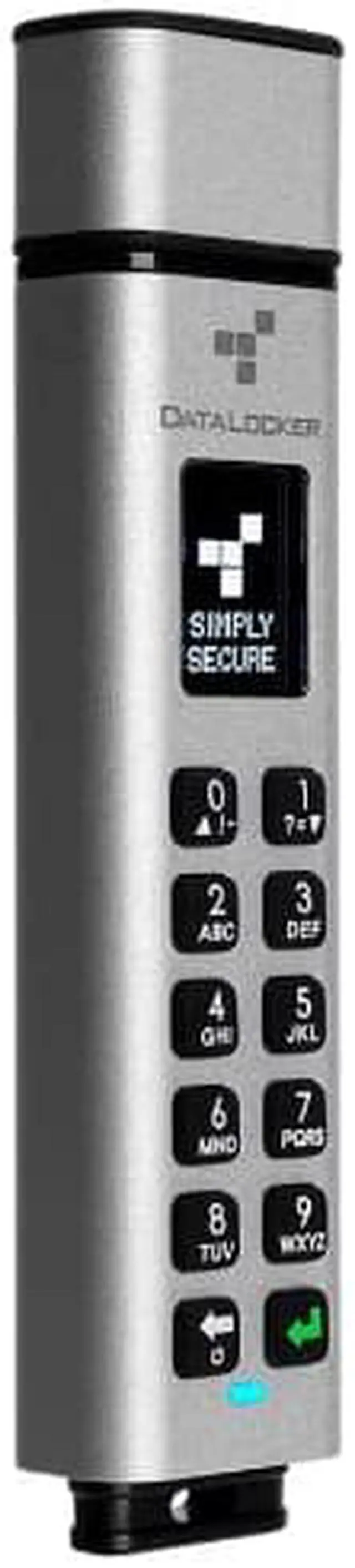Main image of Data Locker SK350-128-FE K350 Encrypted Micro Ssd 128gb Ext Usb 3.1 Gen 1 Keypad Aes 256-bit