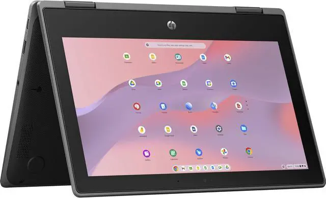 Main image of HP Pro x360 Fortis 11 G3 11.6" Touchscreen Chromebook HD 1366 x 768 Intel Celeron N4500 Dual-core (2 Core) 8 GB Total RAM 8 GB On-board Memory 64 GB Flash Memory Model 7L301UT#ABA