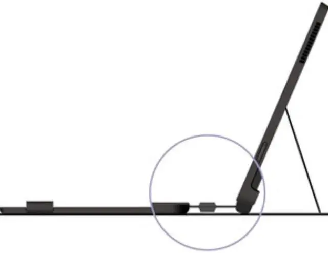 Alt view image 3 of 14 - Lenovo ThinkPad X12 Detachable Gen 1 20UW006QUS 12.3" Touchscreen Detachable 2 in 1 Notebook - Full HD Plus - 1920 x 1280 - Intel Core i5 11th Gen i5-1130G7