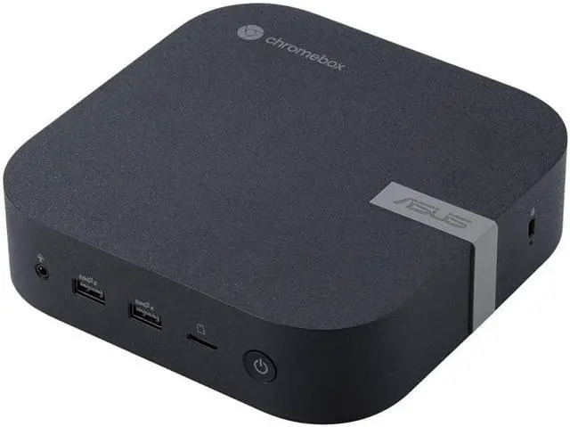 Alt view image 2 of 18 - ASUS Chromebox 5 SC017UNENT Mini PC 1 x Celeron 7305 / 1.1 GHz RAM 4GB SSD 128GB HD Graphics eco black
