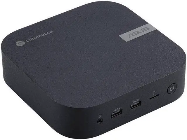 Alt view image 6 of 16 - ASUS Chromebox 5 S3053UNENT Mini PC 1 x Core i3 1220P / 1.5 GHz RAM 8GB SSD 128GB UHD Graphics eco black
